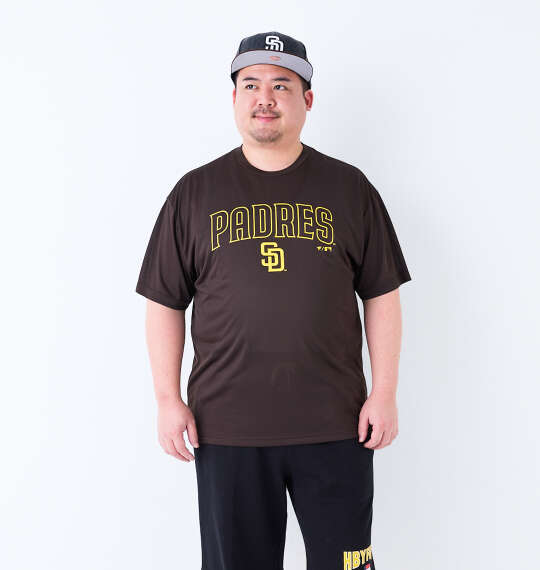 Fanatics MLBフロントワードロゴ半袖Tシャツ ブラウン