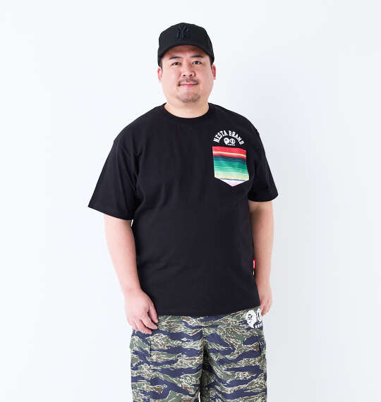 NESTA BRAND 天竺ポケット付半袖Tシャツ ブラック