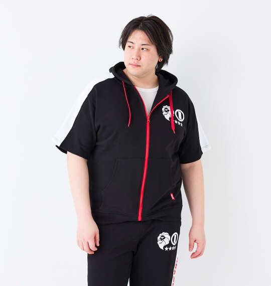 NESTA BRAND 半袖フルジップパーカー ブラック