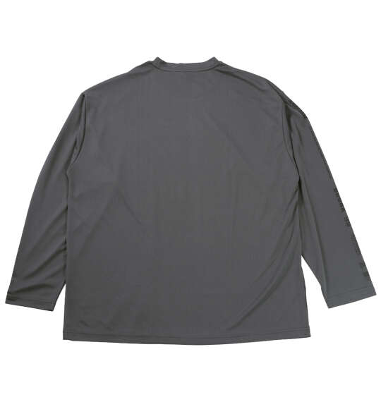 EVERLAST 袖プリントロングTシャツ チャコールグレー