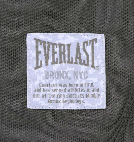 EVERLAST 袖プリントロングTシャツ チャコールグレー