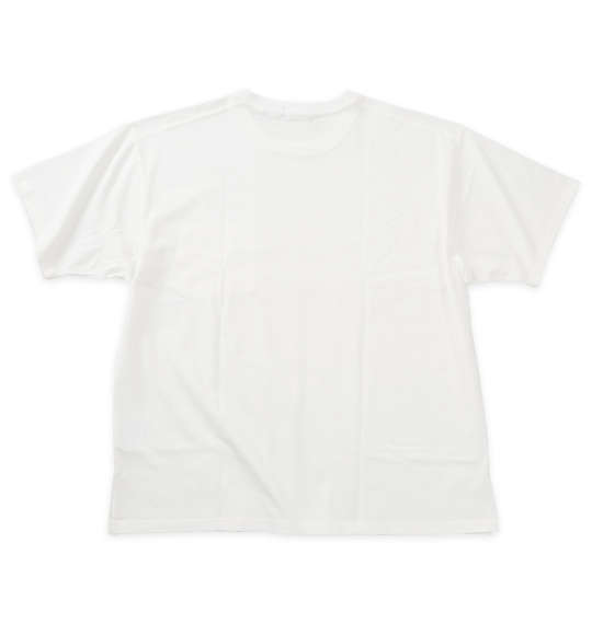 EL.FO 無地ポケット付タフ衿クルーネック半袖Tシャツ ホワイト