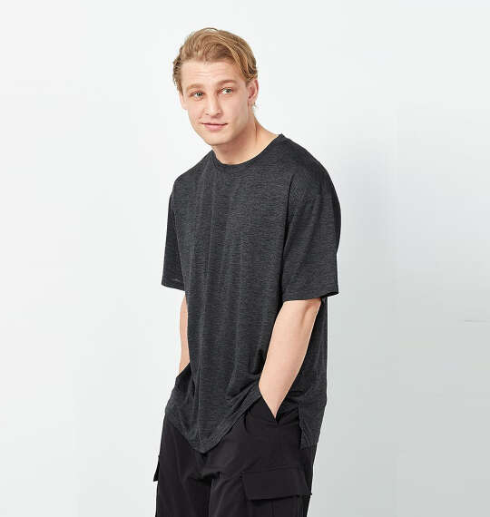 EL.FO DRYクルーネック半袖Tシャツ チャコールグレー