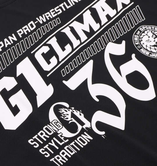 SOUL SPORTS×新日本プロレス G1 CLIMAX36大会半袖Tシャツ ブラック