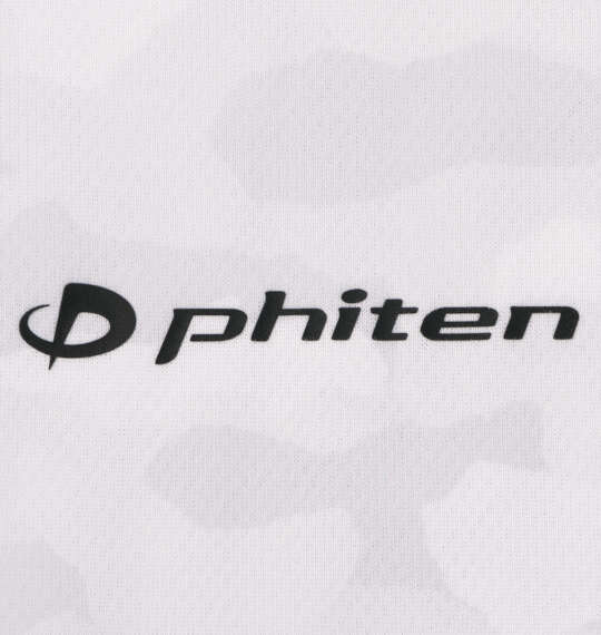 Phiten DRY総柄半袖Tシャツ ホワイト