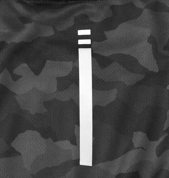 Phiten DRY総柄半袖Tシャツ ブラック