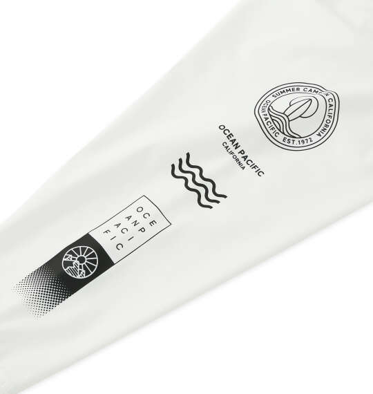 OCEAN PACIFIC 接触冷感ストレッチUV長袖フルジップパーカー ホワイト