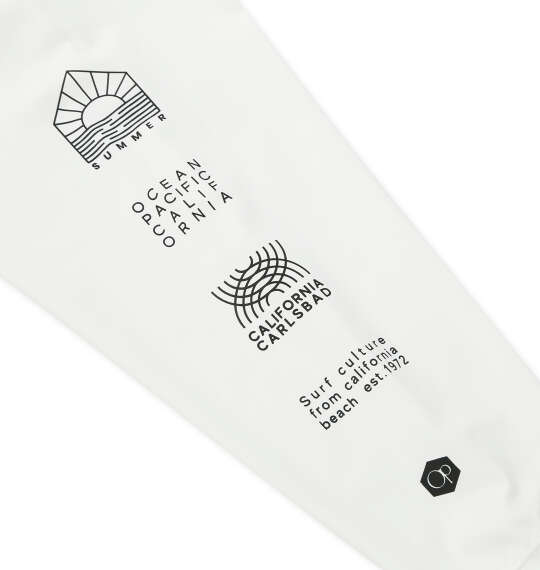 OCEAN PACIFIC 接触冷感ストレッチUV長袖フルジップパーカー ホワイト