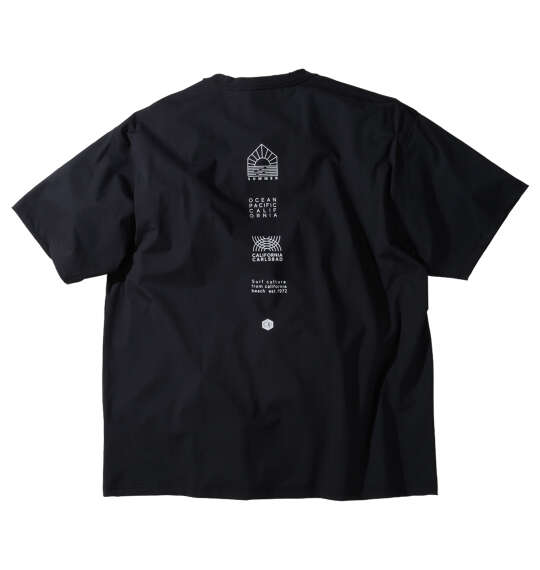 OCEAN PACIFIC 接触冷感ストレッチUV半袖Tシャツ ブラック