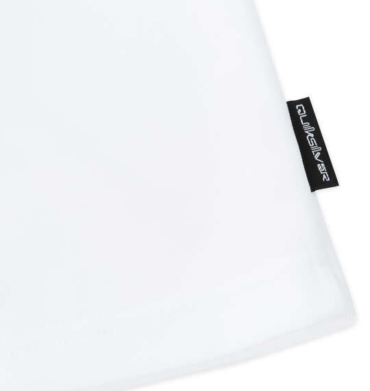 Quiksilver COMP LOGO半袖ラッシュガードTシャツ ホワイト