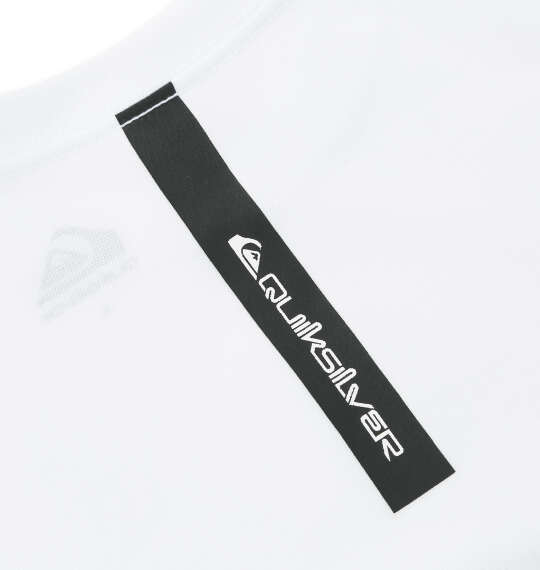 Quiksilver COMP LOGO半袖ラッシュガードTシャツ ホワイト