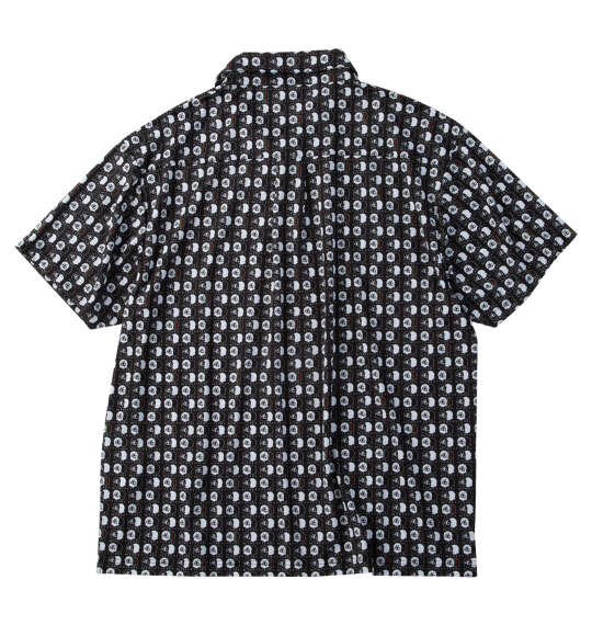 SY32 by SWEET YEARS グラフィック半袖ポロシャツ ブラック