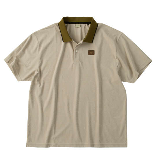 SY32 by SWEET YEARS ジャガード半袖ポロシャツ ベージュ