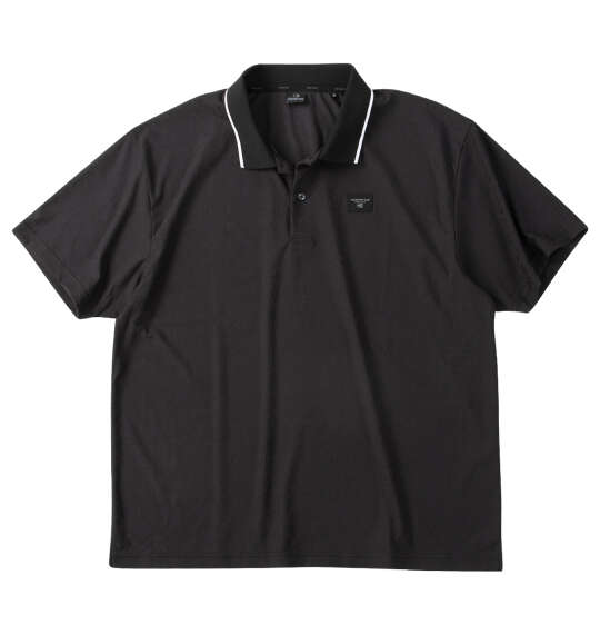 SY32 by SWEET YEARS ジャガード半袖ポロシャツ ブラック