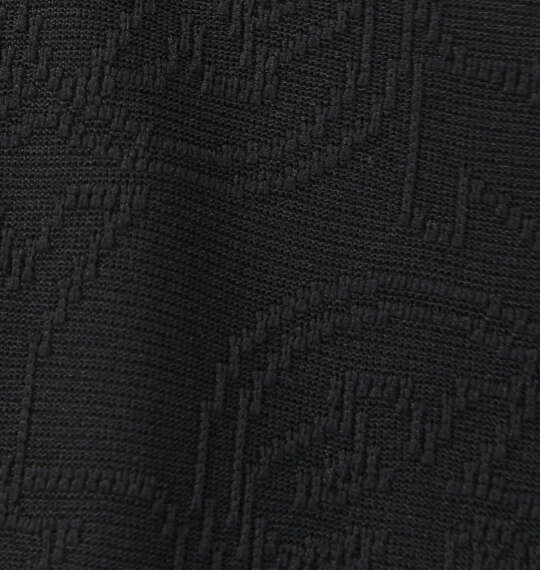 SY32 by SWEET YEARS ジャガード半袖ポロシャツ ブラック