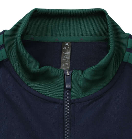 adidas golf スリーストライプスフルジップトラックジャケット カレッジネイビー