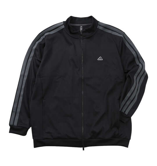 adidas golf スリーストライプスフルジップトラックジャケット ブラック