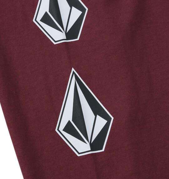 VOLCOM TRUE TO THIS長袖Tシャツ バーガンディ