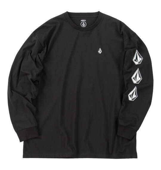 VOLCOM TRUE TO THIS長袖Tシャツ ブラック