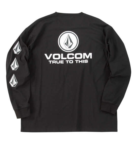 VOLCOM TRUE TO THIS長袖Tシャツ ブラック