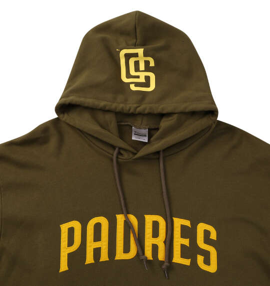 Fanatics MLBスタンダードロゴプルパーカー ブラウン(サンディエゴ・パドレス)