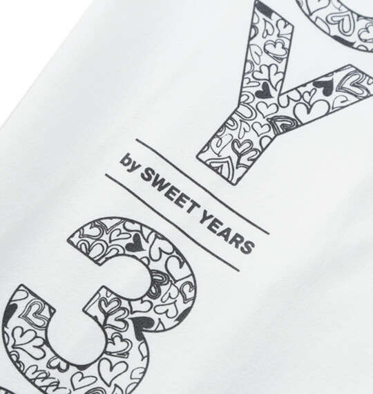 SY32 by SWEET YEARS フェイクレイヤード長袖Tシャツ チャコールグレー