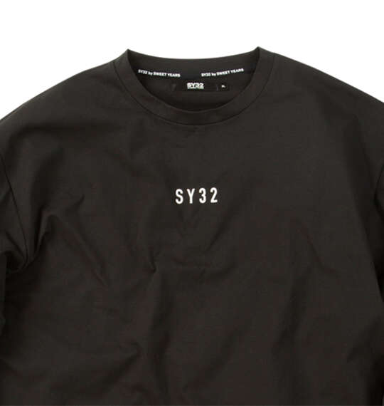 SY32 by SWEET YEARS フェイクレイヤード長袖Tシャツ ブラック