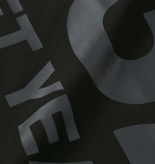 SY32 by SWEET YEARS バーティカルロゴ長袖Tシャツ ブラック