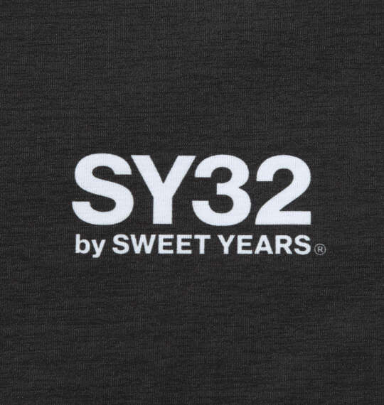 SY32 by SWEET YEARS ハートグラデーション長袖Tシャツ ブラック