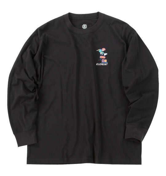ELEMENT KAMO CHILL長袖Tシャツ ブラック