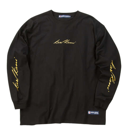 KARL KANI 天竺長袖Tシャツ ブラック
