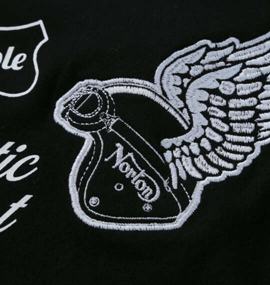 Norton 天竺長袖Tシャツ ブラック