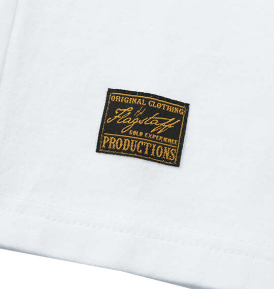 FLAGSTAFF×PEANUTS スヌーピーコラボ長袖Tシャツ ホワイト