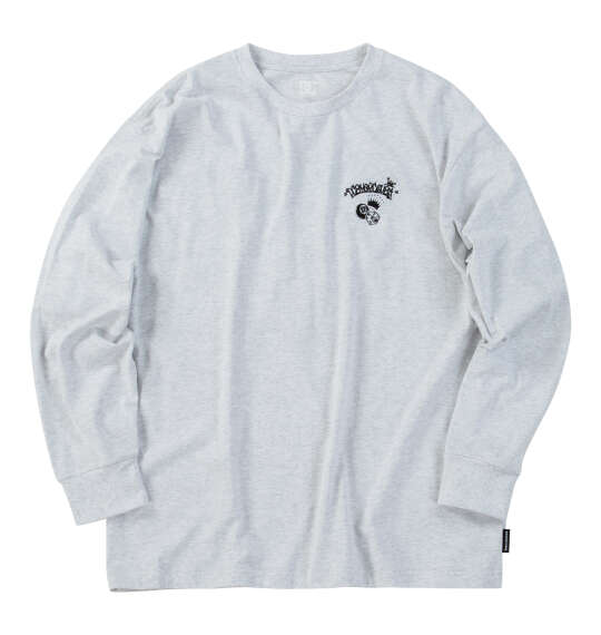 DCSHOES 26GAME APP長袖Tシャツ ヘザーグレー