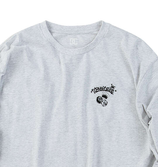 DCSHOES 26GAME APP長袖Tシャツ ヘザーグレー