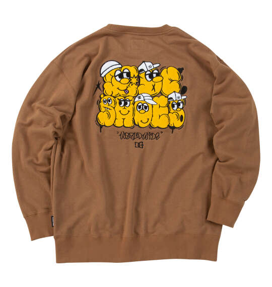 DCSHOES 26SK TEAMクルースウェット ブラウン