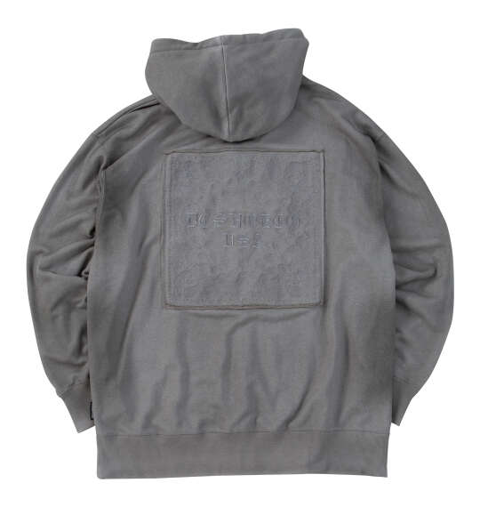 DCSHOES 26HIDDEN BANDANAフルジップパーカー グレーダーティフィニッシュ