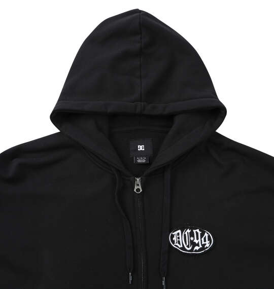 DCSHOES 26HIDDEN BANDANAフルジップパーカー ブラック