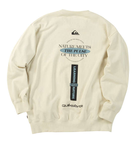 Quiksilver QS MEETSクルースウェット ベージュ