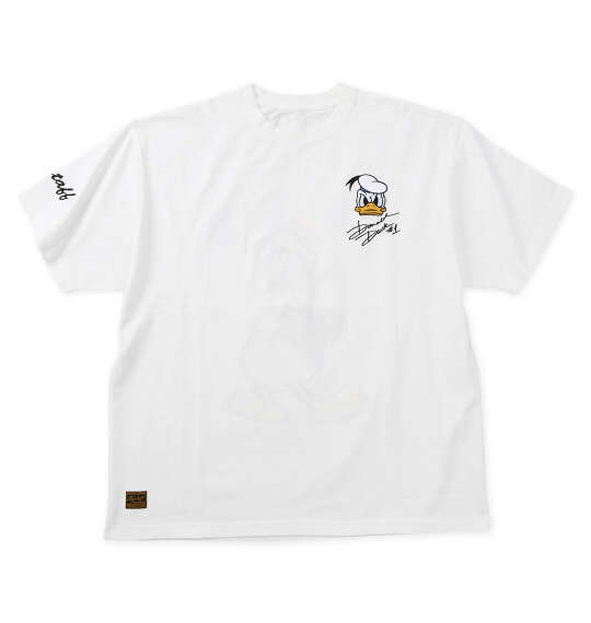 FLAGSTAFF×DISNEY DONALD DUCK半袖Tシャツ ホワイト