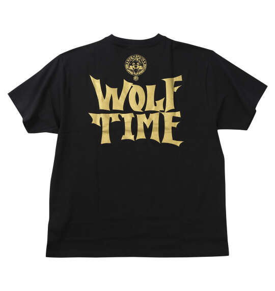 新日本プロレス ウルフアロン半袖Tシャツ ブラック