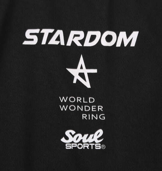 STARDOM×SOUL SPORTS レフェリー半袖ポロシャツ ブラック