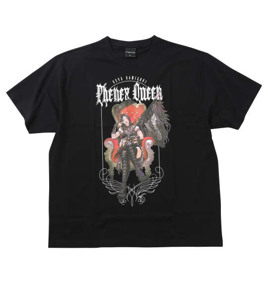 STARDOM 上谷沙弥しもべたちよ跪け半袖Tシャツ ブラック