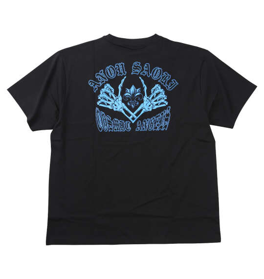 STARDOM 安納サオリ絶対不屈彼女半袖Tシャツ ブラック