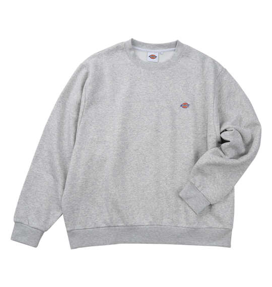 DICKIES エンブロイダリーロゴクルースウェット ヘザーグレー