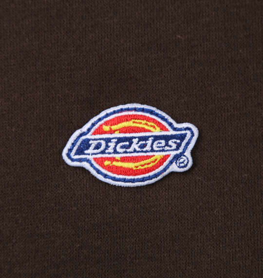 DICKIES エンブロイダリーロゴクルースウェット ダークブラウン