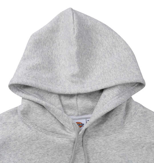 DICKIES エンブロイダリーロゴプルパーカー ヘザーグレー
