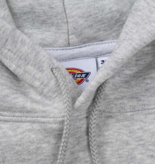 DICKIES エンブロイダリーロゴプルパーカー ヘザーグレー