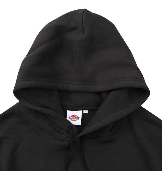 DICKIES エンブロイダリーロゴプルパーカー ブラック