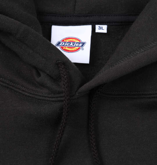 DICKIES エンブロイダリーロゴプルパーカー ブラック